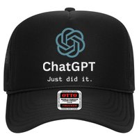 Funny Nerd Chatgpt Just Did It Design Trucker Hat