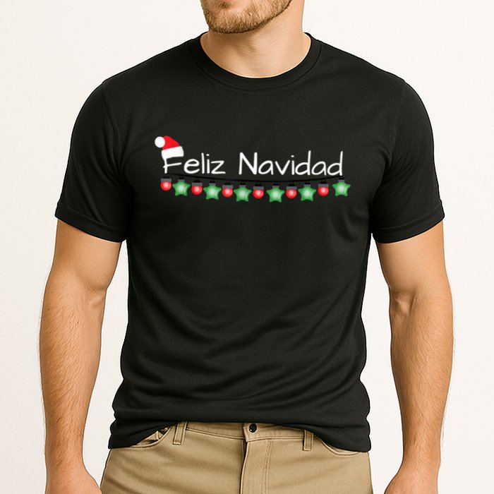 Feliz Navidad Christmas TShirt Cooling Performance Crew T-Shirt