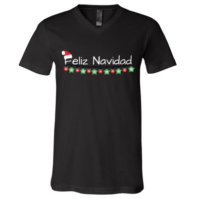 Feliz Navidad Christmas TShirt V-Neck T-Shirt