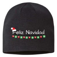 Feliz Navidad Christmas TShirt Sustainable Beanie