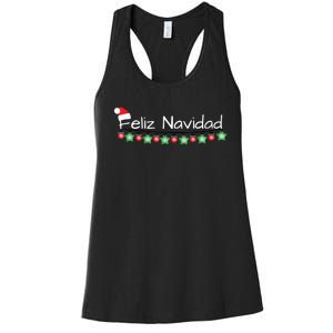 Feliz Navidad Christmas TShirt Women's Racerback Tank