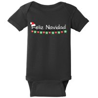 Feliz Navidad Christmas TShirt Baby Bodysuit