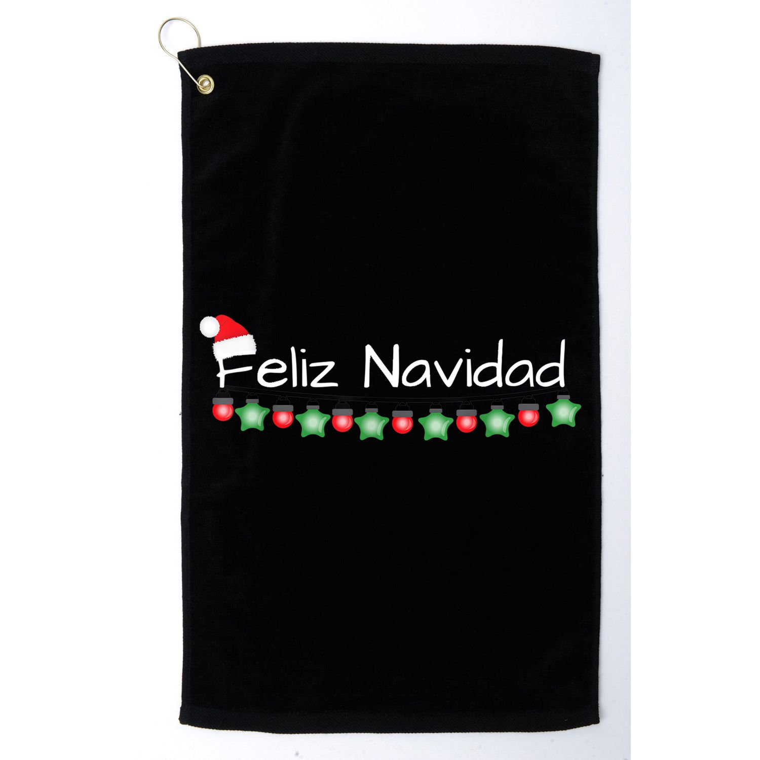Feliz Navidad Christmas TShirt Golf Towel