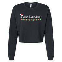Feliz Navidad Christmas TShirt Cropped Pullover Crew