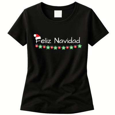 Feliz Navidad Christmas TShirt Womens T-Shirt