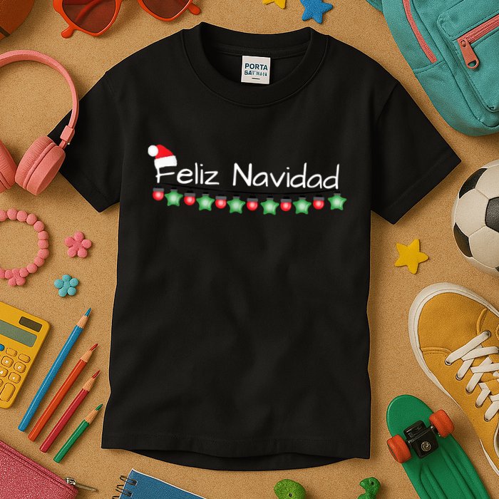Feliz Navidad Christmas TShirt Kids T-Shirt
