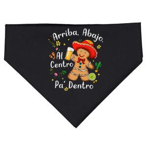 Feliz Navidad Christmas Mexican Gingerbead With Sombrero USA-Made Doggie Bandana