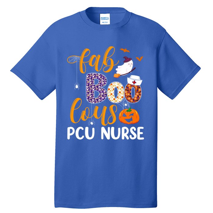 Fabulous Nurse Costume Faboolous Pcu Nurse Boo Crew Gift Tall T-Shirt