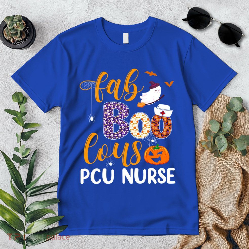 Fabulous Nurse Costume Faboolous Pcu Nurse Boo Crew Gift Premium T-Shirt
