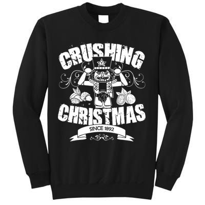 Funny Nutcracker Crushing Christmas Sweatshirt