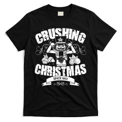 Funny Nutcracker Crushing Christmas T-Shirt
