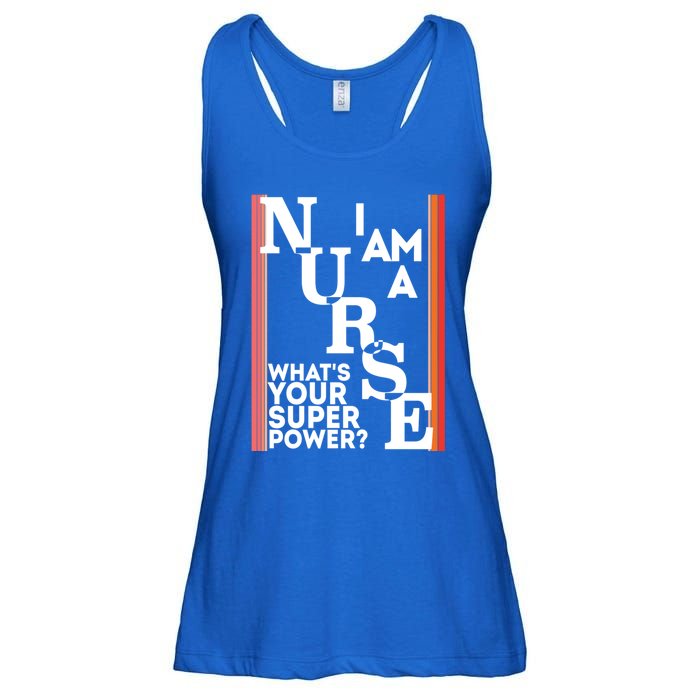 Funny Nurse Cool Nurse Superpower Sarcastic Nurse Graduation Great Gift Ladies Essential Flowy Tank