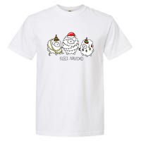 Fleece Navidad Christmas Lights Sheeps Garment-Dyed Heavyweight T-Shirt