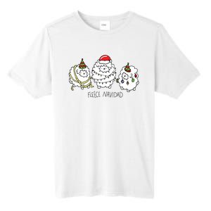 Fleece Navidad Christmas Lights Sheeps Tall Fusion ChromaSoft Performance T-Shirt