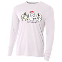 Fleece Navidad Christmas Lights Sheeps Cooling Performance Long Sleeve Crew