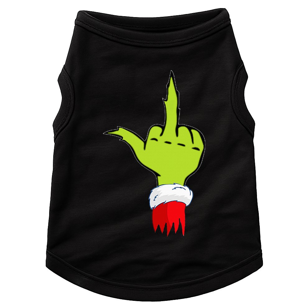 Funny & Naughty Christmas Top Adult Humor Anti Christmas Doggie Tank