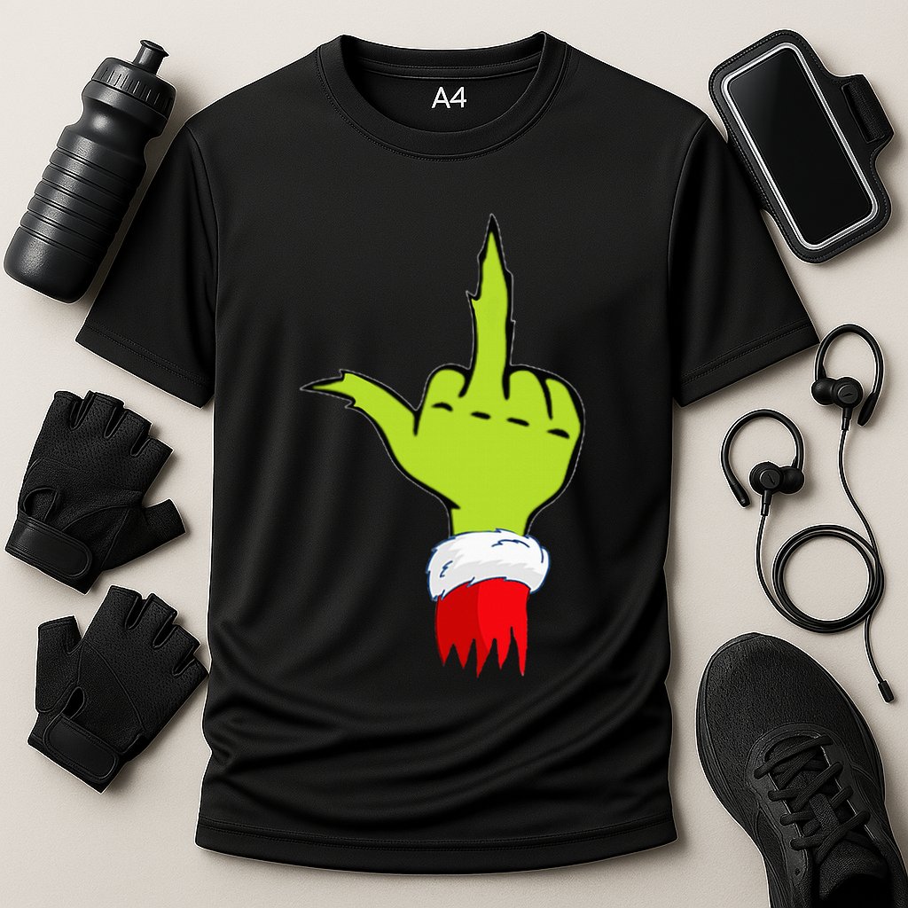 Funny & Naughty Christmas Top Adult Humor Anti Christmas Cooling Performance Crew T-Shirt
