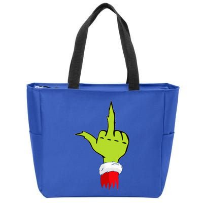 Funny & Naughty Christmas Top Adult Humor Anti Christmas Zip Tote Bag