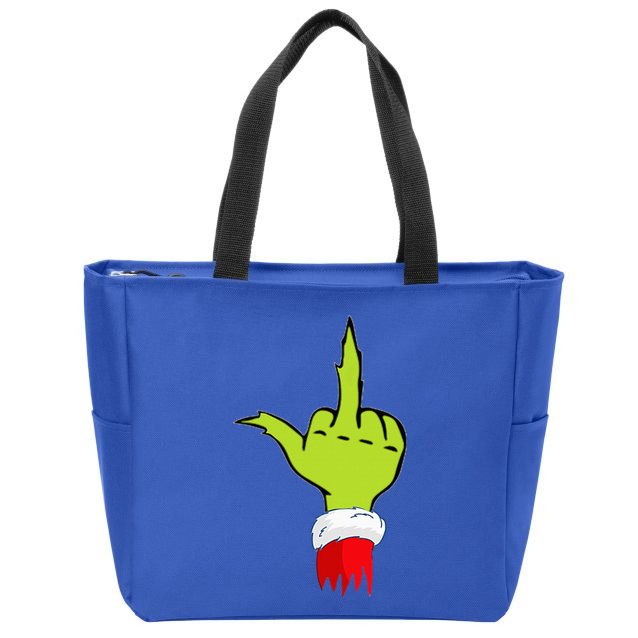 Funny & Naughty Christmas Top Adult Humor Anti Christmas Zip Tote Bag