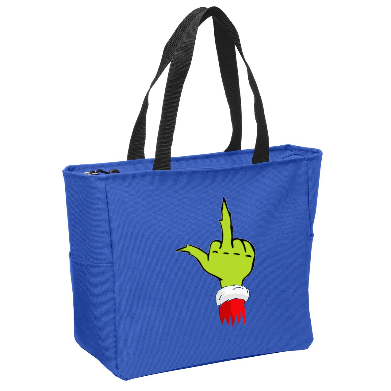 Funny & Naughty Christmas Top Adult Humor Anti Christmas Zip Tote Bag
