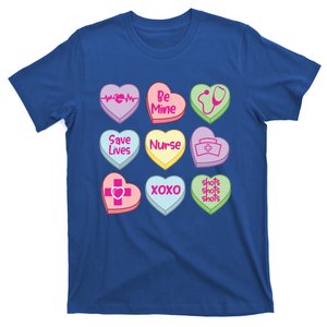 Funny Nurse Conversation Hearts Valentines Day Meaningful Gift T-Shirt