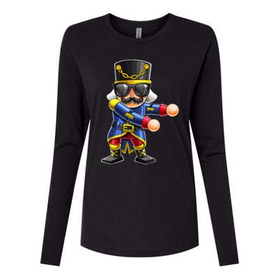 Flossing Nutcracker Christmas Floss Dance Nutcracker Gift Womens Cotton Relaxed Long Sleeve T-Shirt