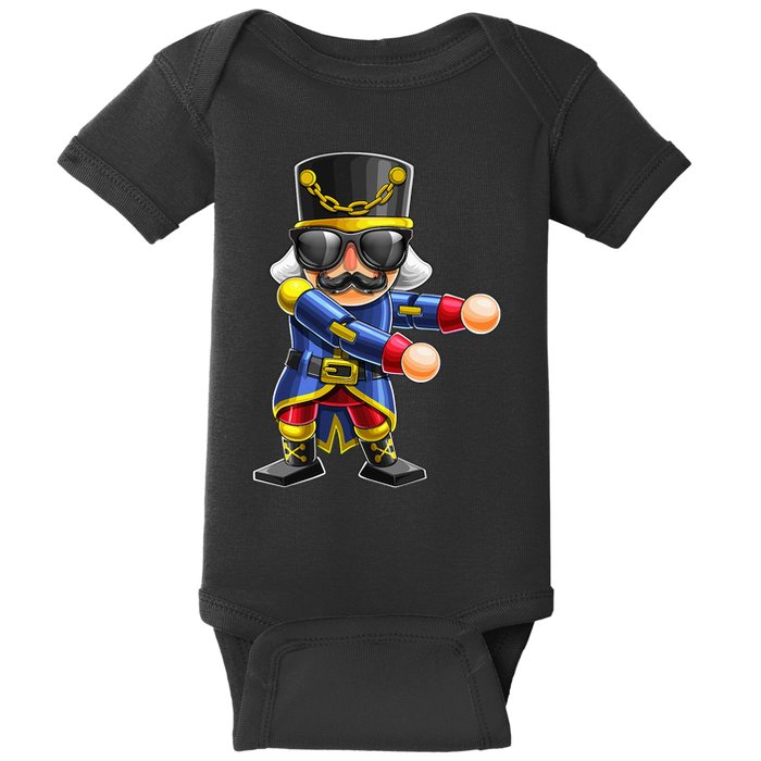 Flossing Nutcracker Christmas Floss Dance Nutcracker Gift Baby Bodysuit