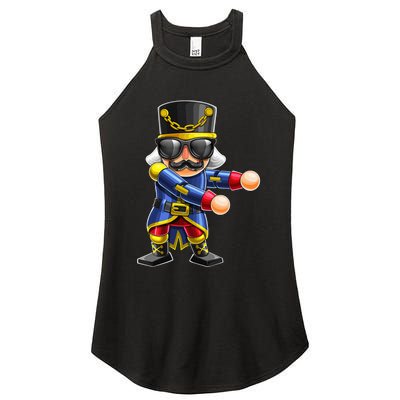 Flossing Nutcracker Christmas Floss Dance Nutcracker Gift Women's Perfect Tri Rocker Tank