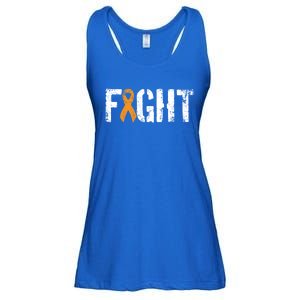 Fight Ney Cancer Funny Gift Military Orange Awareness Ribbon Gift Ladies Essential Flowy Tank