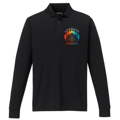 Functional Neurological Disorder Warrior Fnd Awareness Performance Long Sleeve Polo