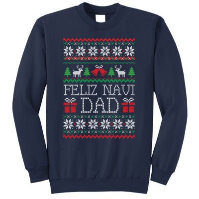 Feliz Navi Dad Funny Christmas Ugly Sweater Classic Sweatshirt