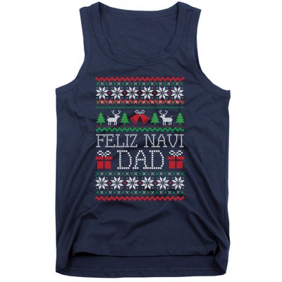 Feliz Navi Dad Funny Christmas Ugly Sweater Classic Tank Top