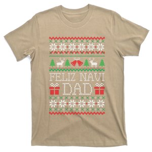 Feliz Navi Dad Funny Christmas Ugly Sweater Classic T-Shirt