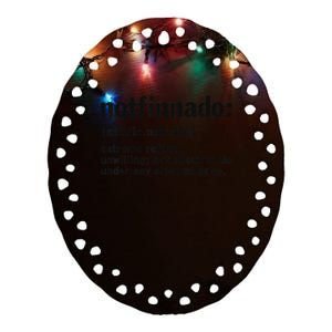 Funny Notfinnado Definition Ceramic Oval Ornament