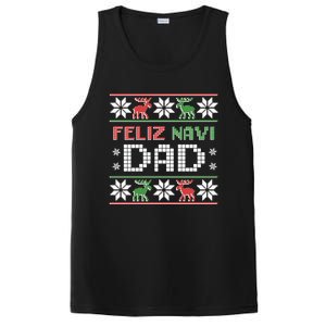 Feliz Navi Dad Navidad Funny Christmas Ugly Father Great Gift PosiCharge Competitor Tank