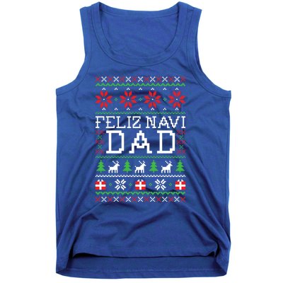 Feliz Navi Dad Ugly Christmas Gift Tank Top