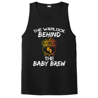 Funny New Dad Halloween The Warlock Behind The Baby Brew PosiCharge Competitor Tank