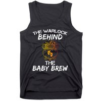 Funny New Dad Halloween The Warlock Behind The Baby Brew Tank Top