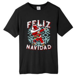 Feliz Navidad Dabbing Christmas Sombrero Great Gift Tall Fusion ChromaSoft Performance T-Shirt