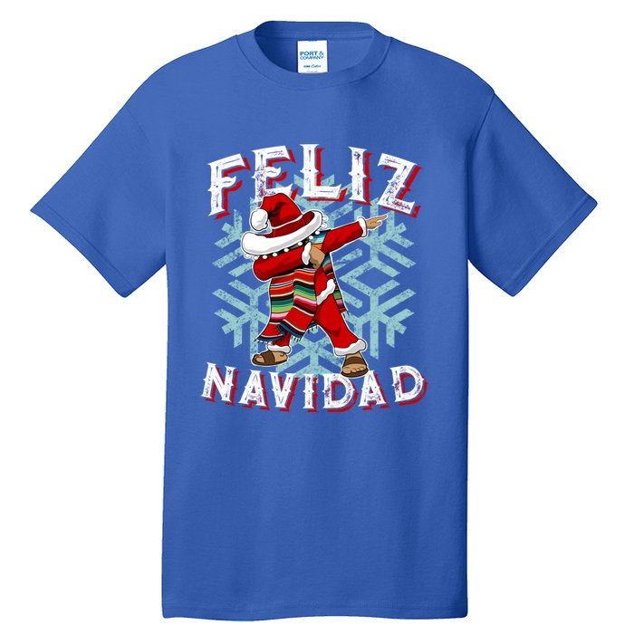 Feliz Navidad Dabbing Christmas Sombrero Great Gift Tall T-Shirt