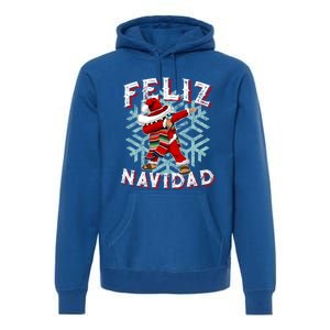 Feliz Navidad Dabbing Christmas Sombrero Great Gift Premium Hoodie