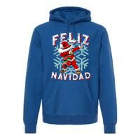 Feliz Navidad Dabbing Christmas Sombrero Great Gift Premium Hoodie