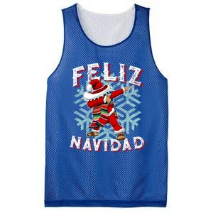 Feliz Navidad Dabbing Christmas Sombrero Great Gift Mesh Reversible Basketball Jersey Tank