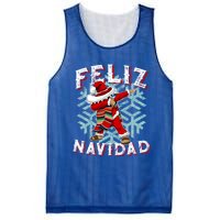 Feliz Navidad Dabbing Christmas Sombrero Great Gift Mesh Reversible Basketball Jersey Tank