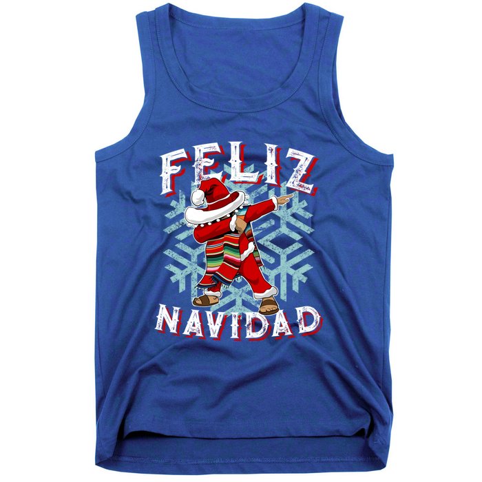 Feliz Navidad Dabbing Christmas Sombrero Great Gift Tank Top