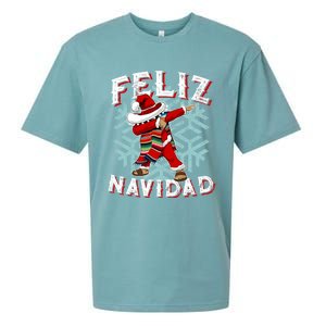 Feliz Navidad Dabbing Christmas Sombrero Great Gift Sueded Cloud Jersey T-Shirt