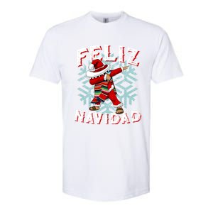 Feliz Navidad Dabbing Christmas Sombrero Great Gift Softstyle CVC T-Shirt