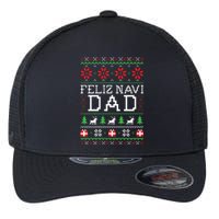 Feliz Navi Dad Ugly Christmas Flexfit Unipanel Trucker Cap