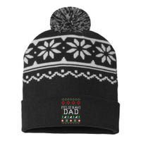 Feliz Navi Dad Ugly Christmas USA-Made Snowflake Beanie