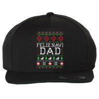 Feliz Navi Dad Ugly Christmas Wool Snapback Cap